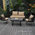 Gartenmöbel im Freien Terrasse Seil Sofa Set